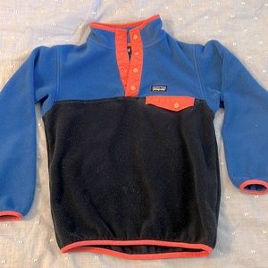 Kids Patagonia fleece quarter snap. Size small (7-8)